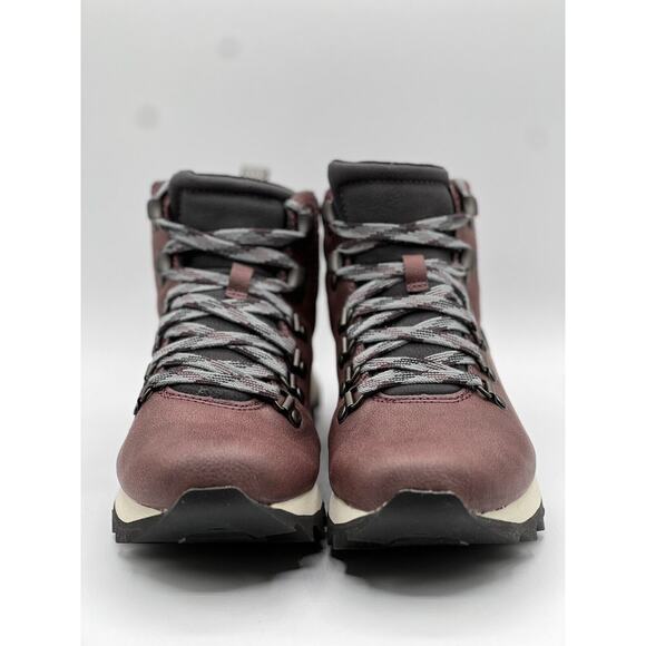 Merrell Alpine Hiker Lace Up Hiking Boots, Burgundy Womens Size 6.5 US NIB - Picture 3 of 12